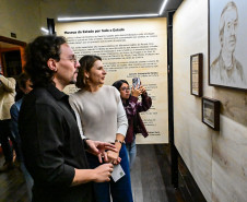 Museu Satélite chega a Paranaguá com unidade do Museu Casa Alfredo Andersen. Fotos: Kraw Penas/SEEC
