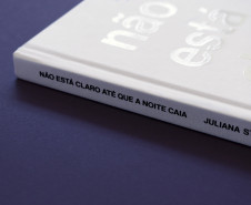 Livro premiado no LAD Awards  "Não está claro até que a noite caia" de Juliana Stein.