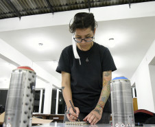 A designer Mical Queiroz buscou o curso para incorporar as técnicas em seu trabalho. 