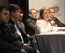 Audiências Públicas de Cultura estão ocorrendo nas oito macrorregiões do estado; na foto, reunião em Ponta Grossa. 