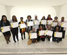 30 mulheres negras foram homenageadas na abertura da programação do Movimenta Preta. 