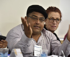 O conselheiro representante de Manifestações populares, tradicionais e étnicas da cultura, Stanley Kennedy Garcia.