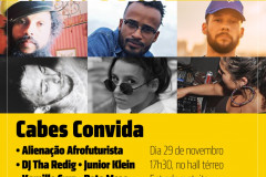 Rapper Cabes e convidados encerram a temporada 2019 do projeto Música na Biblioteca