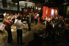 Apresentação da Camerata UTFPR no Museu Paranaense em 10 de maio de 2019. Foto Kraw Penas/SECC