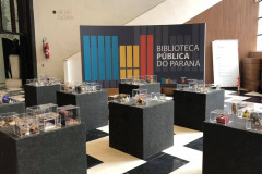 Natal na BPP: mostra de minipresépios fica em cartaz no hall térreo até o dia 20