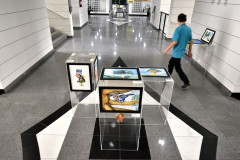 Exposição de obras premiadas do Concurso de Desenho do Centro Juvenil de Artes Plásticas (CJAP) no Palácio Araucária. Foto: Kraw Penas/SECC