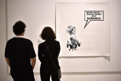 Exposição "Pequenos gestos, memórias disruptivas" no Museu de Arte Contemporânea do Paraná (MAC-PR), que funciona temporariamente dentro do MON, enquanto sua sede no centro de Curitiba passa por obras de restauro. Foto: Kraw Penas/SECC