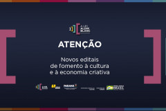 Novos editais da Lei Aldir Blanc