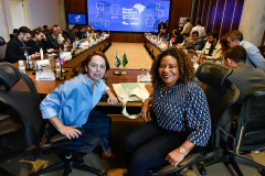 A ministra da Cultura, Margareth Menezes, participou do encerramento do Fórum Nacional de Secretários e Dirigentes Estaduais da Cultura, realizado na capital paranaense.