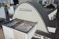 Com investimento de R$ 1,2 milhão, começa revitalização da cobertura do Teatro Guaíra
