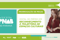 Edital Prêmio em Reconhecimento à Trajetória de Espaços Culturais tem prazo de habilitação prorrogado
