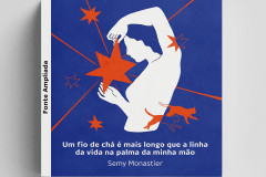Semy Monastier lança livro que reúne textos, artes e registros para expressar a experiência de luto por uma doença terminal