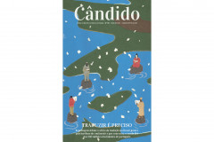 Tradução literária é o tema da edição de maio do jornal Cândido. Cândido 161, arte de Denny Chang