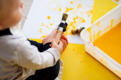 “Do que são feitas as nuvens?”: MON Primeiros Passos promove oficina para bebês de 2 a 3 anos Foto: Jacqueline Prado_/MON