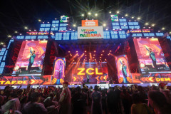 A dupla Zezé Di Camargo e Luciano durante a apresentação do seu show dentro da programação do Verão Maior Paraná, em Matinhos - 07/02/2026