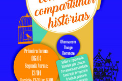 Inscrições abertas para a oficina “A arte de contar e compartilhar histórias”.