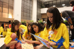 Biblioteca tem programação especial para as crianças durante as férias.