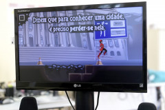 Detalhe do game "Paranismo: uma jornada por Curitiba", realizado com apoio de edital municipal de incentivo.