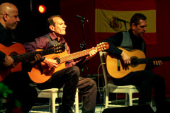MGM Trio de Violões homenageia João Gilberto no projeto Música na Biblioteca.