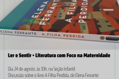 Biblioteca lança clube de leitura sobre a temática da maternidade.
