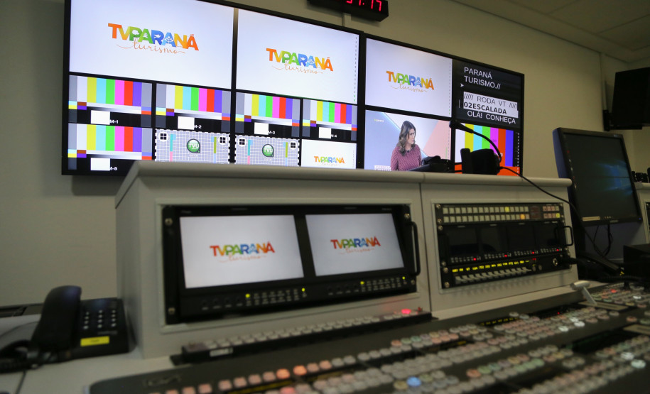 TV Paraná Turismo - Central de Controle