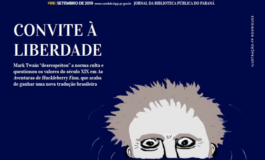 Jornal Cândido de setembro destaca a obra e a trajetória de Mark Twain