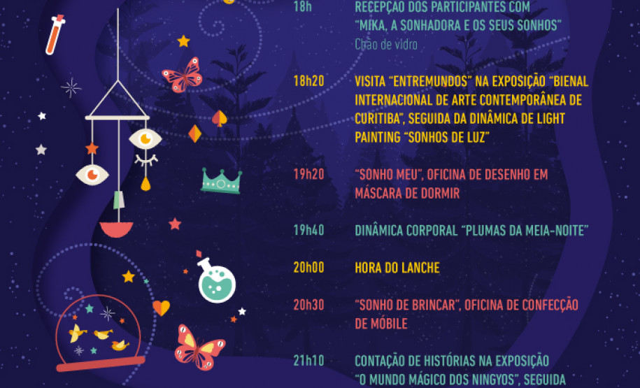 Programação Uma noite no MON 2019