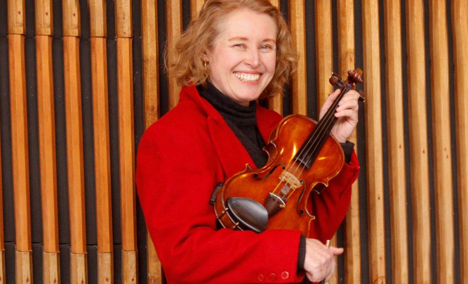 A violinista Bettina Jucksch. Foto Divulgação