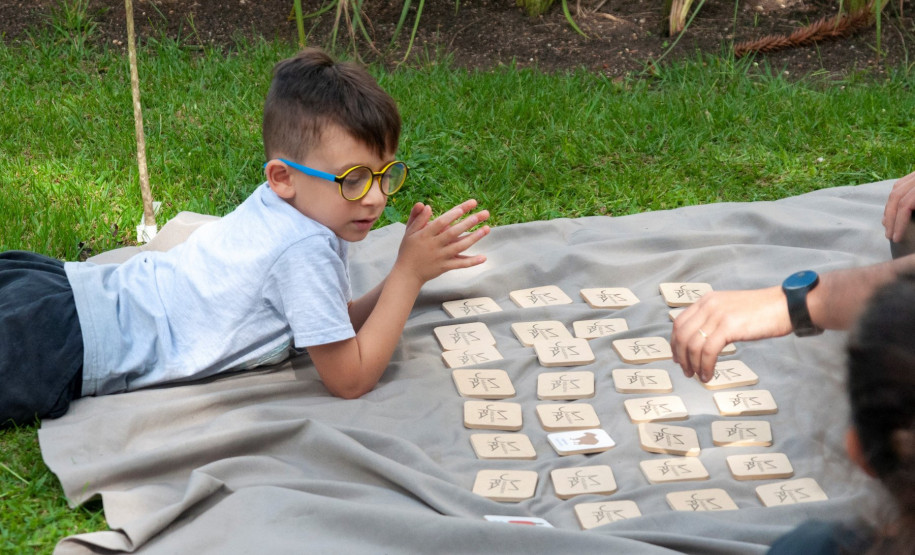 Jogo da memória com palavras de origem indígena estão disponíveis para download. Foto Ingrid Schmaedecke/MUPA