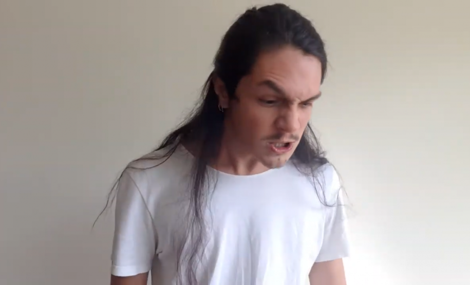 Hora do Conto Virtual com a história Quando me Sinto Zangado, de Trace Moroney. Imagem Reprodução YouTube.