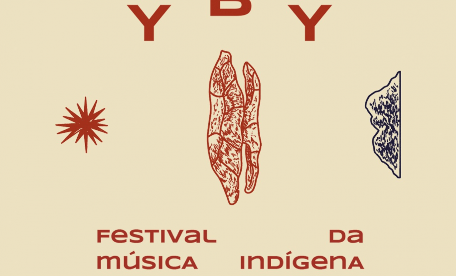 Design Gráfico do projeto YBY festival da música indígena contemporânea