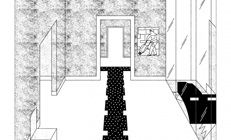 Imagem de divulgação do projeto "Finalmente, Museu!" que integra a ocupação do Espaço Vitrine do Museu Paranaense