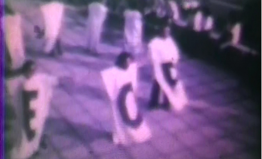 Imagem do vídeo poesia viva de Paulo Bruscky