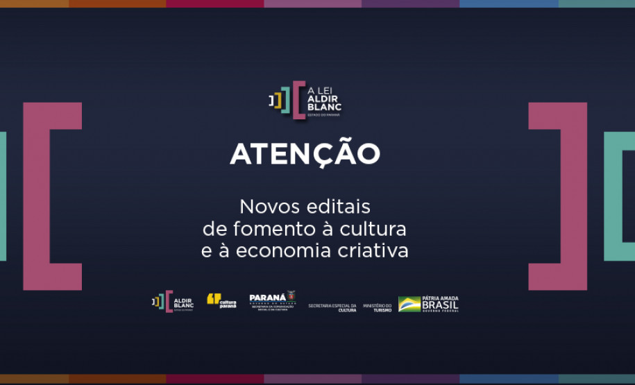 Novos editais da Lei Aldir Blanc