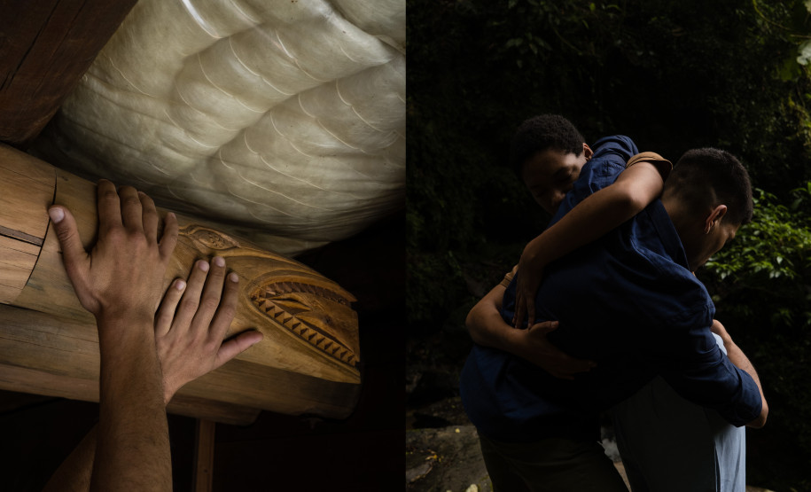 Foto da exposição Re-Conecta