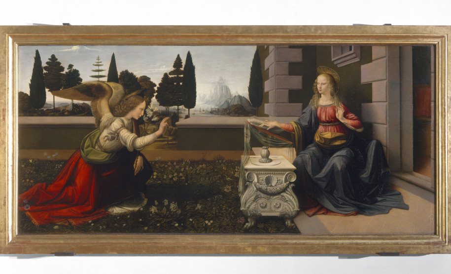 A Anunciação de Da Vinci