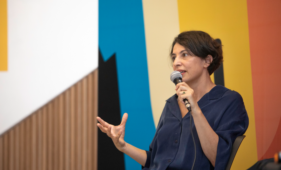 Segundo dia da palestra "Mulhres e escrita: um tempo só seu", com Giovana Madalosso