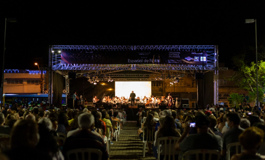 Músicos da Orquestra Sinfônica do Paraná em apresentação
