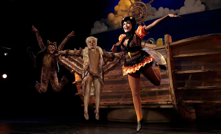 Imagem do espetáculo infantil A Arca de Noé