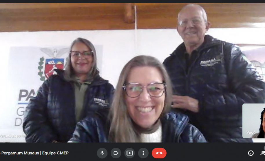 Treinamento remoto sobre plataforma Pergamum Museus