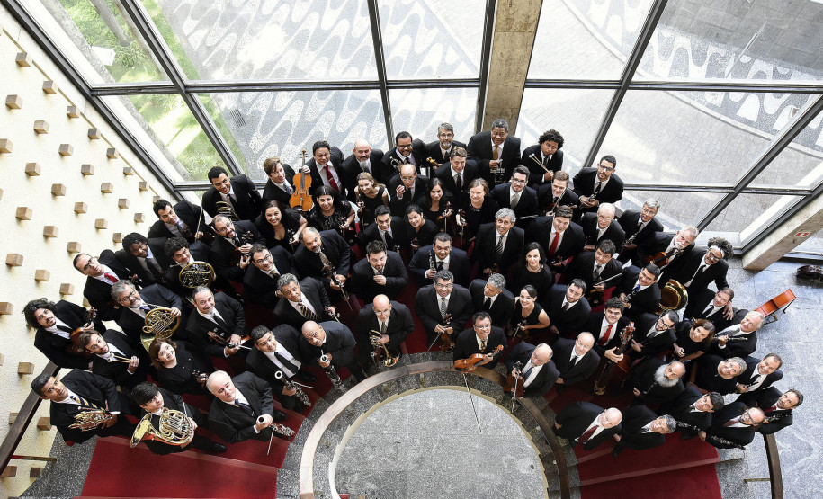 Músicos da Orquestra Sinfônica do Paraná