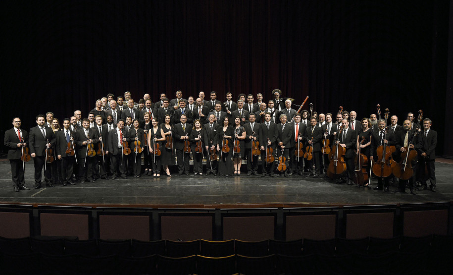 Músicos da Orquestra Sinfônica do Paraná