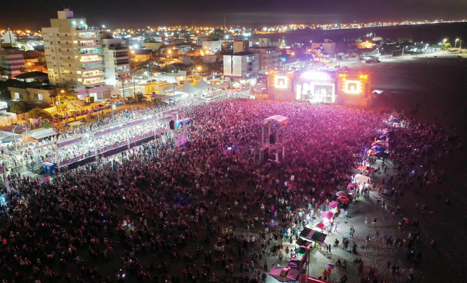 Este será o quinto fim de semana com shows gratuitos no litoral paranaense.