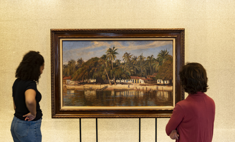 Obra rara de Alfredo Andersen, 'Porto de Cabedelo' será exibida neste sábado