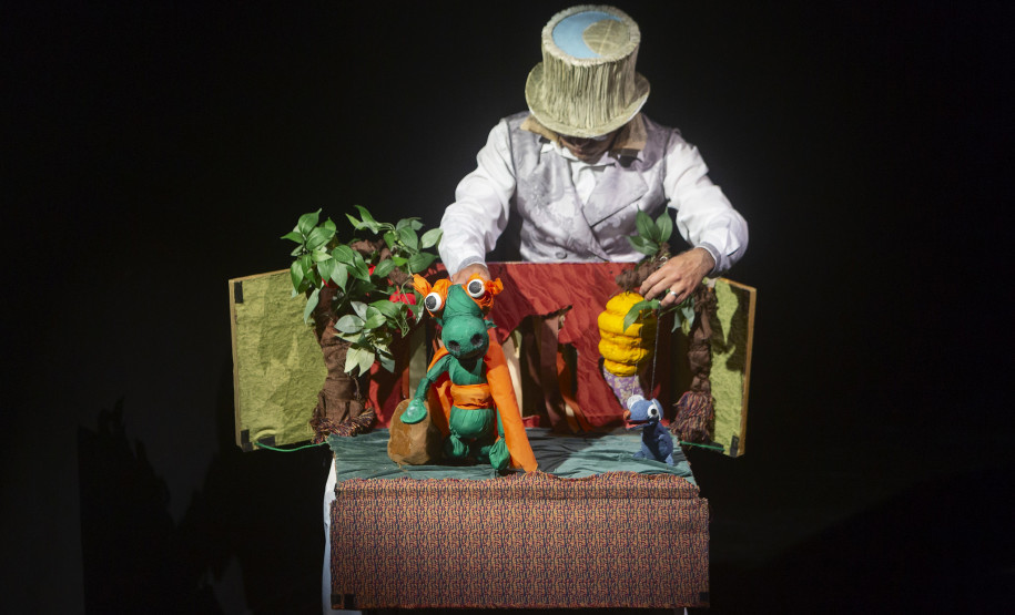 São 54 atrações, todas gratuitas, abrangendo Teatro de Marionetes, Formas Animadas, Fantoches e Teatro de Sombras -