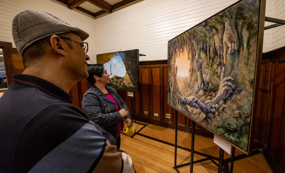 Exposição "Espeleo Artes Visuais" na Casa Gomm -