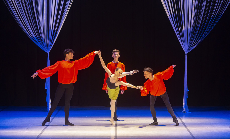 Apresentação de UNIO, que junta dois corpos do Centro Cultural Teatro Guaíra, será dia 11 de novembro.