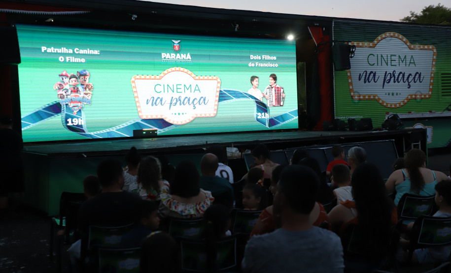 As exibições gratuitas de filmes estão previstas em Guaratuba, Morretes, Antonina e Paranaguá -