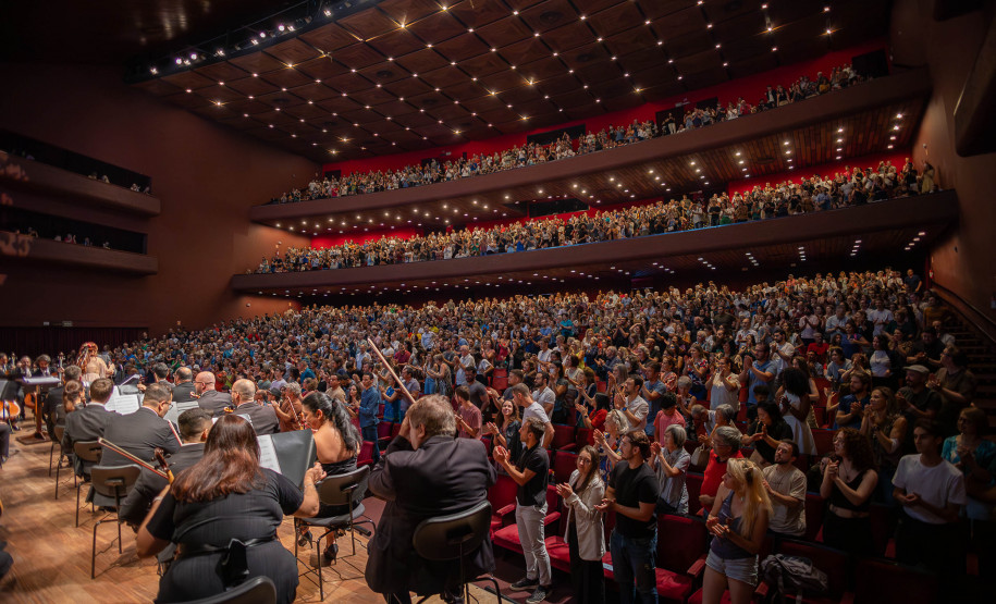 4 mil pessoas prestigiam abertura da temporada da Orquestra Sinfônica do Paraná