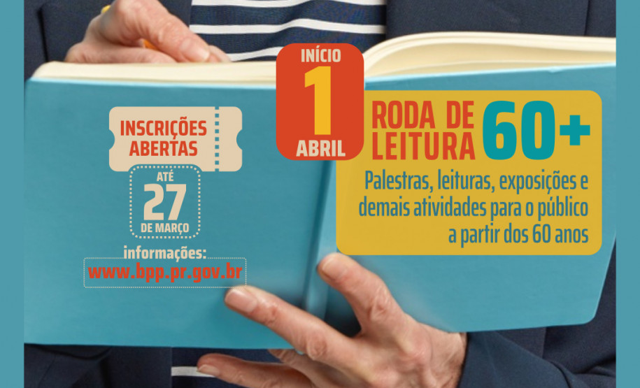 Biblioteca Pública abre inscrições para projeto literário voltado ao público 60+